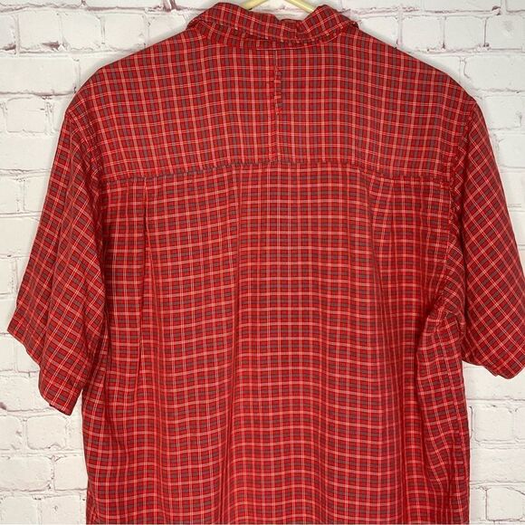 The North Face Men’s Modal Blend Short Sleeve Mesh Lined Outdoor Plaid‎ Shirt L - Picture 9 of 9